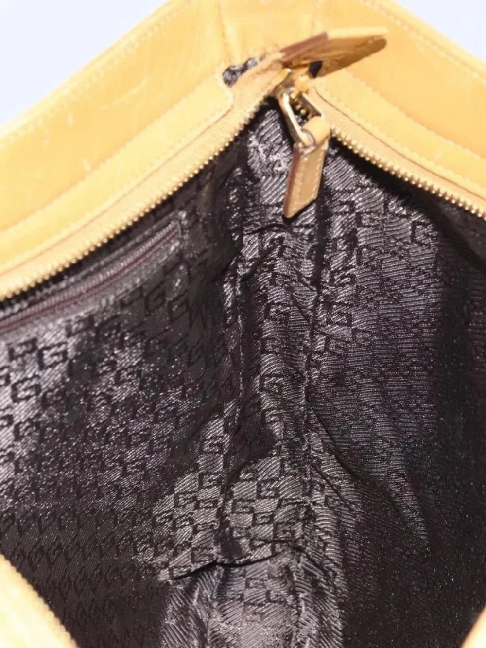 GUCCI Jackie Sherry Line Shoulder Bag Leather Brown Gold 001 4094 Auth 172211 - Picture 11 of 16